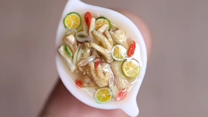 Homemade lemon chicken feet to enjoy with drinks