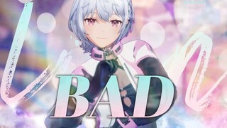 她跳男团舞帅炸了！！《BAD》一响，白毛登场！