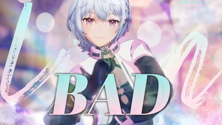 她跳男团舞帅炸了！！《BAD》一响，白毛登场！