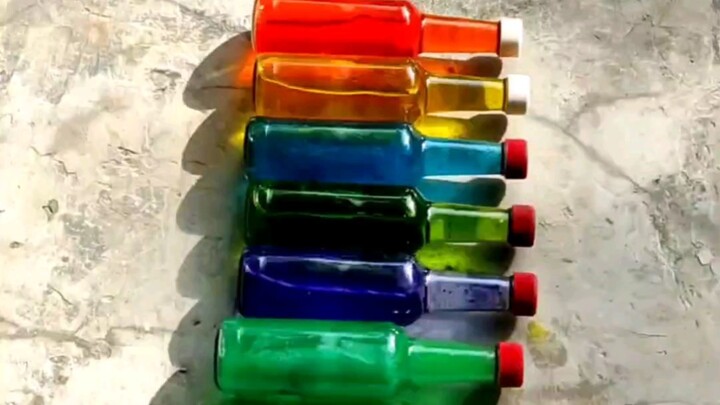 Stairway Bottle Roll Explosion Contest