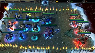 "Warcraft 3", which hero can destroy 100 invisible enemies?