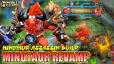Minotaur Revamp 2021 Gameplay , Assassin Gameplay - Mobile Legends Bang Bang