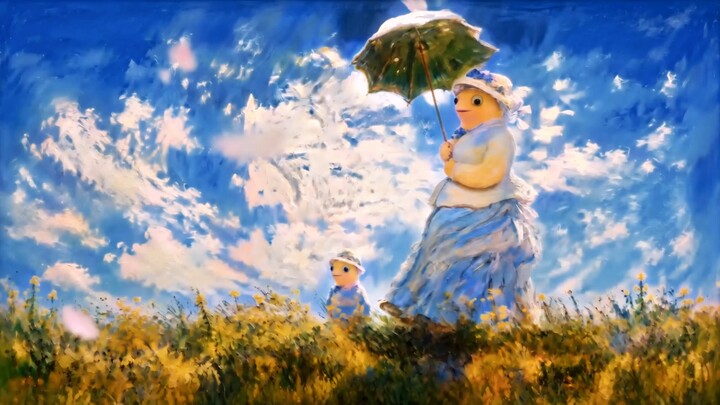 Nailong with a Parasol