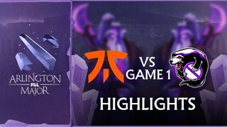 Game 1 Highlights: Fnatic vs Outsiders (BO2) Arlington Major - Group Stage