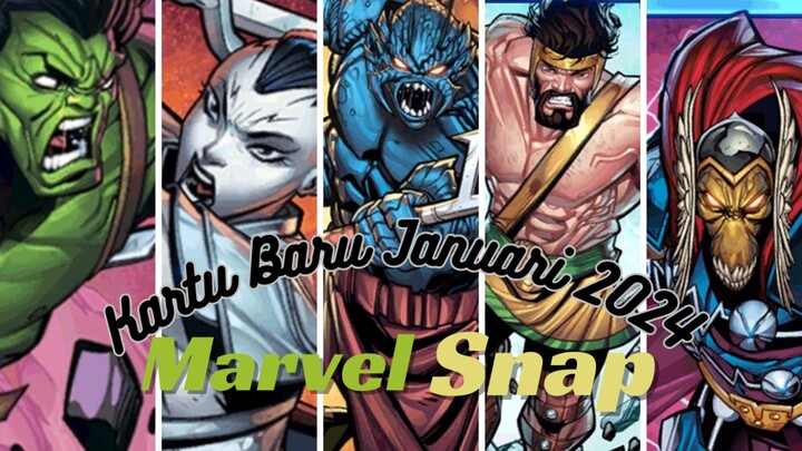JANUARI 2024: KARTU BARU!!! HERCULES, hadir l Marvel Snap | Maksim_Floryn