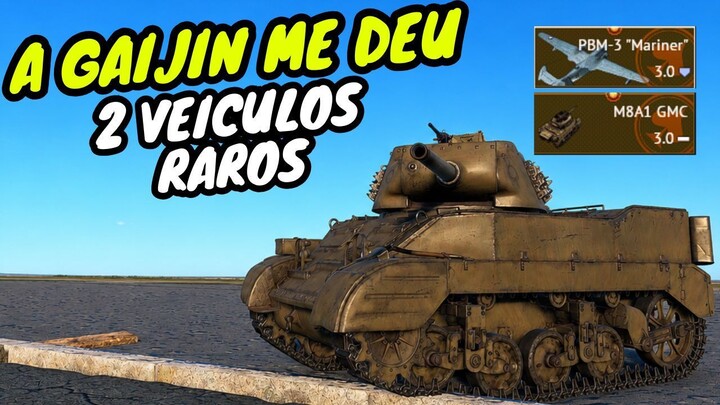 GANHEI 2 VEICULOS RAROS DA GAIJIN NO WAR THUNDER. SÃO BOMS ?
