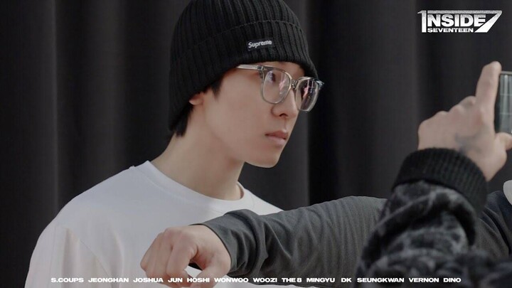 【ترجمة صينية لسوتشو】[INSIDE SEVENTEEN] كواليس تمارين الحركات لفيديو موسيقي “MAESTRO” ليوونغ