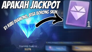 MODAL 1 TIKET APAKAH BISA JACKPOT, 50 RIBU DIAMONDS