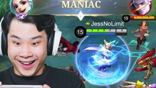 Maniac di Dalam 3 Tower Musuh! (Mobile Legends)