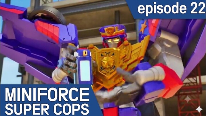 🚨 [English dub.] MiniForce Super Cops EP22 – Bacterias, The King of Stink! 🚨