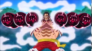 One Piece  - Ruffy vs 4 Kaiser - GEAR 4 SNAKEMAN, by  OP Future AMV