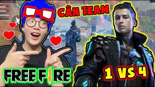 (FREE FIRE) PHONG CẬN CÂN TEAM VỚI NHÂN VẬT CR7 MẠNH NHẤT HUYỀN THOẠI TỬ CHIẾN GAME LÀ DỄ