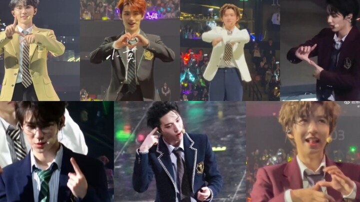 [رابطة شباب تايمز] جميع الأعضاء يعلمون المعجبين رقصة "الحب إلى 1440" باليد في الحفل