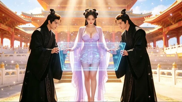 She transmigrates as a useless empress, three powerful men fight fiercely for her heart in court.