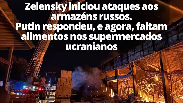 O colápso se aproxima. Supermercados vazios na Ucrânia. Falta pão, batatas, frango, ovos, óleo...