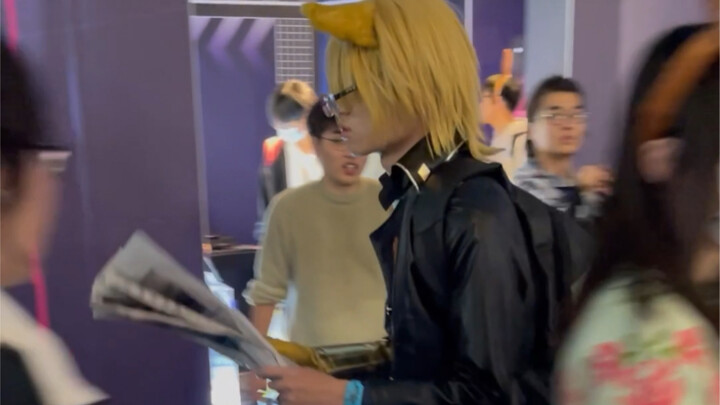Casimir Reads the Newspaper: A Zombie (For Sure)