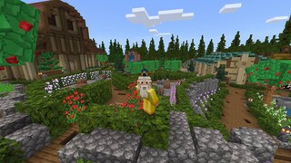 Minecraft / Stuck Inside A Garden With Every Plant Inside | Plants By CubeCraft Games Part 1