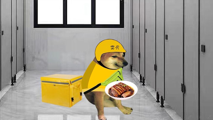 CHEEMS lười biếng giao đồ ăn