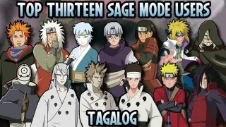 Top 13 Sage Mode Users Sa Naruto at Boruto || Perfect at Imperfect Sage Mode Users Tagalog Review