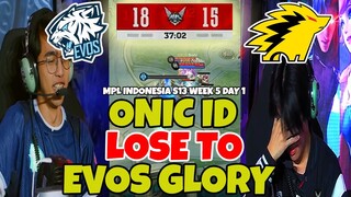 ONIC ESPORTS LOSE TO EVOS GLORY | MPL-ID S13 WEEK 5 DAY 1