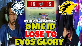 ONIC ESPORTS LOSE TO EVOS GLORY | MPL-ID S13 WEEK 5 DAY 1