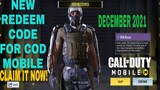 *December 2021* Call Of Duty Mobile New Redeem Code | Cod Mobile Redeem Code