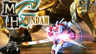 [Stop-motion Animation]Monster Hunter & Gundam