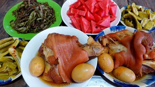 Giò Heo Kho Hột Vịt | Món Ngon Chợ Quê Miền Tây | MTQH