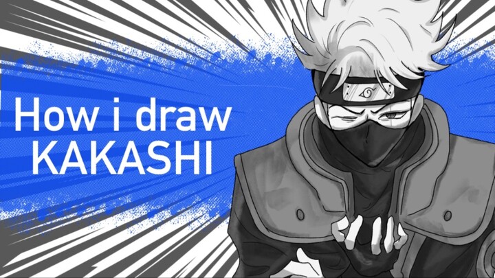 Drawing Kakashi Hatake //Anime Art