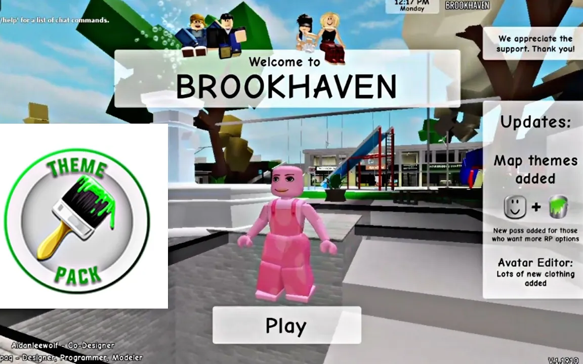 NEW Brookhaven UPDATE Theme Pack Gamepass มีมูลค่า 750 robux หรือไม่ Roblox  Brookhaven 🏡RP - BiliBili