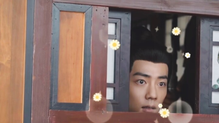 Funny Xiao Zhan...so miserable in the drama, so funny in the behind-the-scenes footage