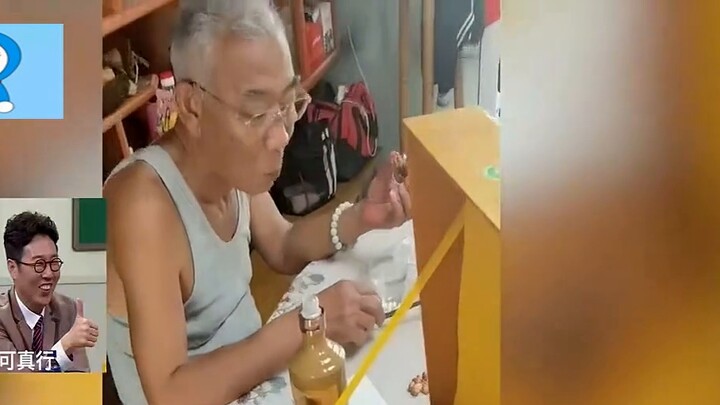 Pria itu pulang dan menemukan ayahnya sedang minum. Ia langsung pingsan saat melihat lebih dekat. Ha