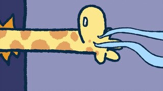 [Little Spear Zoo] The little giraffe you have never seen has a room for the first time