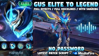 Gusion Elite To Legend Skin Script | Full Voicelines & Full Effects w/ ShareBG - No Password | MLBB