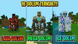 BARU!! 16 GOLEM TERKUAT DI MINECRAFT PE!!