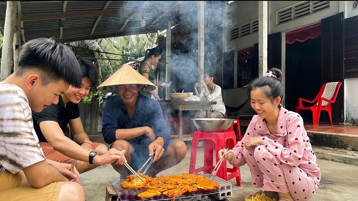 Bún Thịt Nướng Thơm Ngon Và Món Quà Bất Ngờ Cho Út Liễu Ấm Lòng Ngày Mưa | NĐMT#326