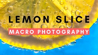 How to Edit In Lightroom | Lemon in Sparkling Water Photography