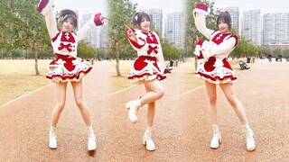 在公园跳神的随波逐流~小朋友都看呆了！