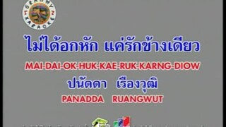 ไม่ได้อกหัก แค่รักข้างเดียว - ปนัดดา เรืองวุฒิ [MV KARAOKE STEREO]