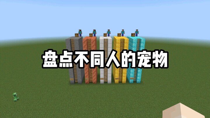 Minecraft: Danh sách thú cưng của nhiều người khác nhau