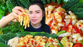 ตำเล็บมือนาง1กิโล กรุบกรอบ เผ็ดจัดจ้านเเกล้มมะระขมๆเเซ่บนัวเเบบ|ส้มซ่าพาเเซ่บ