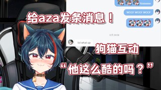 【Merry/Aza】Anak anjing yang antusias bertemu dengan saudara Zhazi yang keren hahahaha