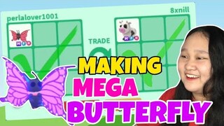 WHAT PEOPLE TRADE FOR MEGA BUTTERFLY IN ADOPT ME (Making Mega Butterfly) *GOODBYE TO A WORLD 😭*