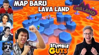 REAKSI ACI GAMESPOT & YUDIST GAMING BERMAIN STUMBLE GUYS MAP BARU LAVA LAND | Stumble Guys Indonesia