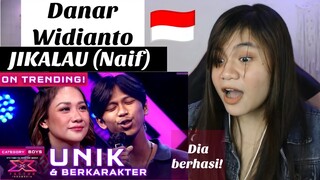 DANAR WIDIANTO - JIKALAU (Naif) - X Factor Indonesia 2021 I FILIPINA REACTION