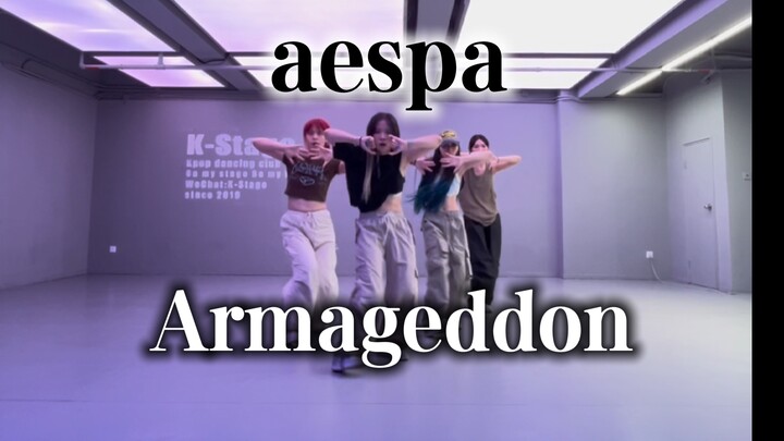 Stayed up all night learning Armageddon from the former choreographer of aespa 🦾🐈‍⬛Blow up the whole