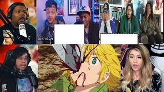 SEVEN DEADLY SINS EPISODE 2X5 REACTION MASHUP!!