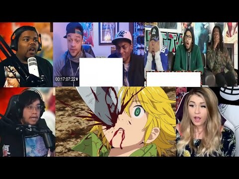 SEVEN DEADLY SINS EPISODE 2X5 REACTION MASHUP!!