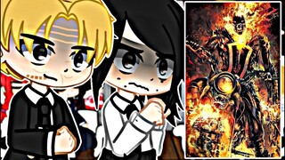 Chainsaw Man React to Ghost Rider || Tiktok || Gacha react