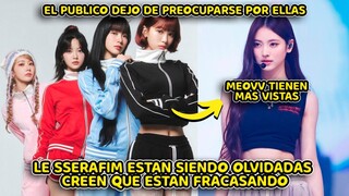 LE SSERAFIM ESTAN SIENDO OLVIDADAS , ESTAN SIENDO UN FR4CASO COMPARAN SUS VISTAS CON MEOVV Y + IDOLS